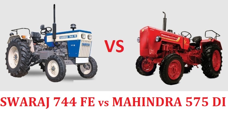 SWARAJ 744 FE vs MAHINDRA 575