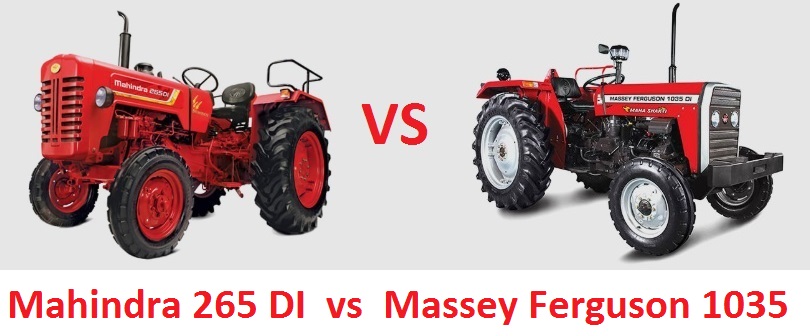 Mahindra 265 DI vs Massey Ferguson 1035
