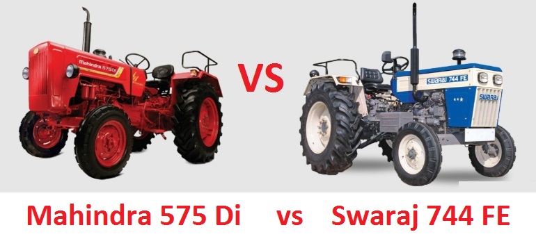Mahindra 575 Di vs Swaraj 744 FE