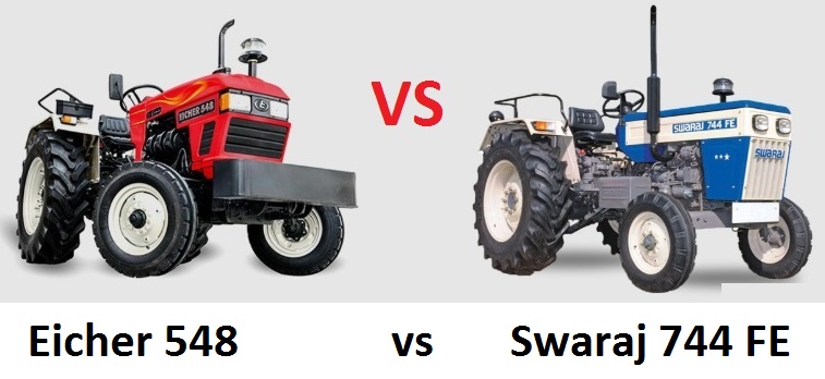 Eicher 548 vs Swaraj 744 FE