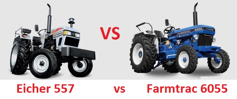 Eicher 557 vs Farmtrac 6055