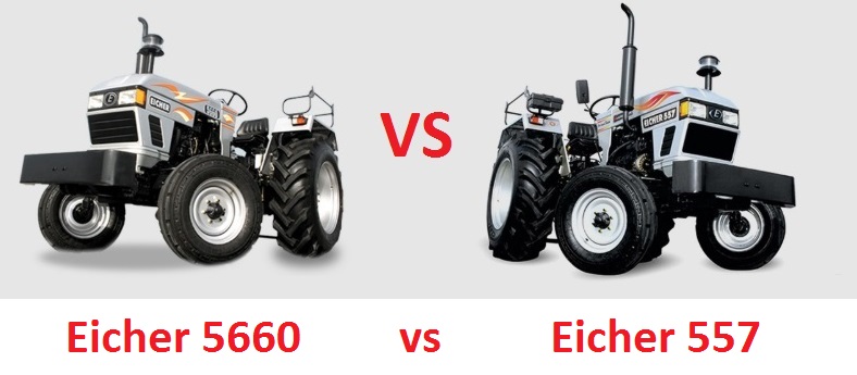 Eicher 5660 vs Eicher 557