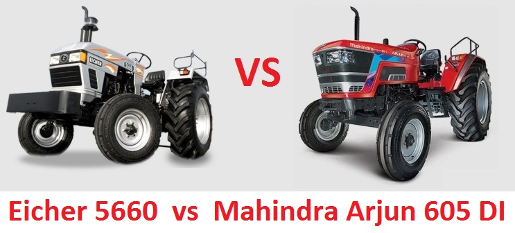 Eicher 5660 vs Mahindra Arjun 605 DI