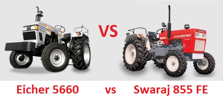 Eicher 5660 vs Swaraj 855 FE