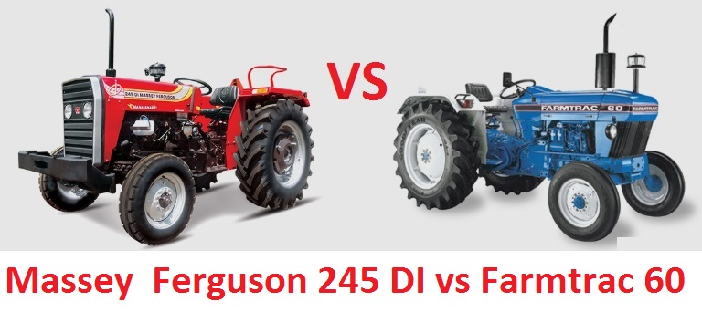Massey Ferguson 245 DI vs Farmtrac 60