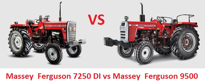 Massey Ferguson 7250 DI vs Massey Ferguson 9500